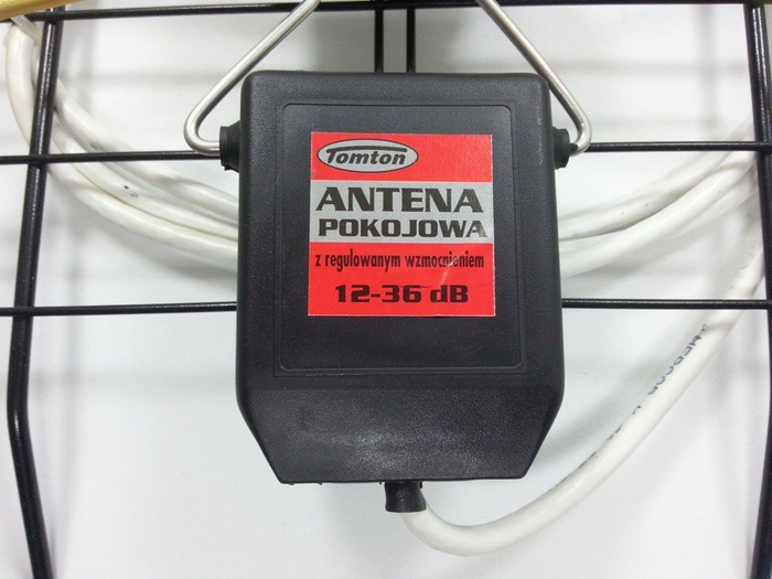 Antena Pokojowa Tomton Z Regulacją Wzmocnienia 12-36db