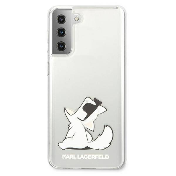 Etui KARL LAGERFELD Samsung Galaxy S21 Plus Choupette Fun Bezbarwny Hardcase