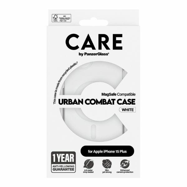 CARE by PanzerGlass Urban Combat Case iPhone 15 Plus 6,7" MagSafe biały/white 1419