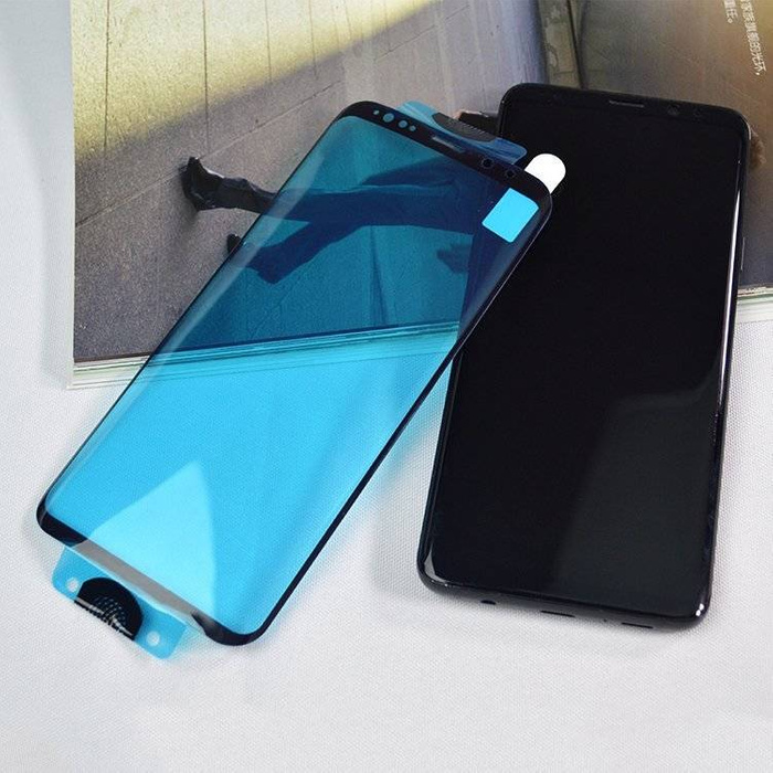 3D Edge Nano Flexi Glass folia szklana szkło hartowane na cały ekran z ramką Samsung Galaxy S21 Ultra 5G przezroczysty