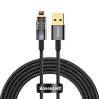 [PO ZWROCIE] Baseus Explorer Series kabel przewód USB – Lightning 2,4A 2 m czarny (CATS000501)