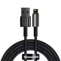 [PO ZWROCIE] Baseus Tungsten kabel USB - Lightning 2,4 A 2 m czarny (CALWJ-A01)