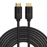 [PO ZWROCIE] Baseus kabel przewód HDMI 2.0 4K 30 Hz 3D HDR 18 Gbps 8 m czarny (CAKGQ-E01)