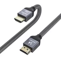 [PO ZWROCIE] Wozinsky kabel HDMI 2.1 8K 60 Hz 48 Gbps / 4K 120 Hz / 2K 144 Hz 5 m srebrny (WHDMI-50)