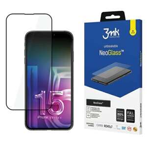 3MK NeoGlass iPhone 15 6.1" czarny/black