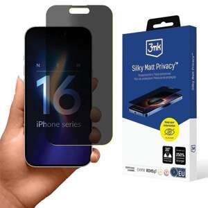 3MK Silky Matt Privacy iPhone 16 Pro 6.3" Folia prywatyzująca