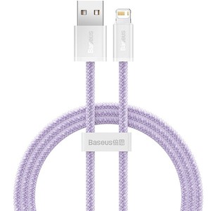 BASEUS kabel USB do Apple Lightning 8-pin 2,4A Dynamic Series CALD000405 1m fiolet