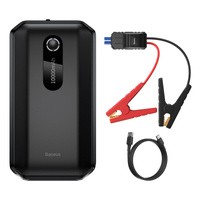 Baseus power bank Power Starter Jump Starter urządzenie rozruchowe booster 1000mAh 12V (1000A / 500A) + kable krokodylki czarny (CGNL020101)