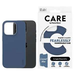 CARE by PanzerGlass Fashion Case iPhone 16 Pro 6.3" niebieski/blue MagSafe 1382