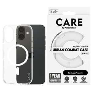 CARE by PanzerGlass Flagship Case iPhone 16 6,1" biały/white MagSafe 1337