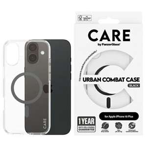 CARE by PanzerGlass Flagship Case iPhone 16 Plus 6,7" czarny/black MagSafe 1347