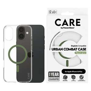 CARE by PanzerGlass Flagship Case iPhone 16 Plus 6.7" zielony/green MagSafe 1371