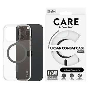 CARE by PanzerGlass Flagship Case iPhone 16 Pro 6.3"" czarny/black MagSafe 1346