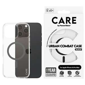 CARE by PanzerGlass Flagship Case iPhone 16 Pro Max 6,9" czarny/black MagSafe 1348