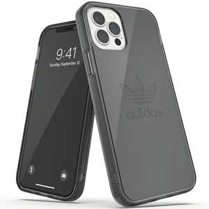 Etui Adidas OR Protective iPhone 12/12 Pro Clear Case czarny przezroczysty/smokey black 42385