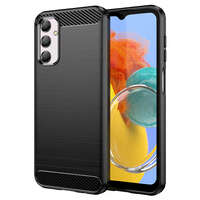 Etui Elastyczne etui wzór karbon do Samsung Galaxy M14 Carbon Case - czarne Case