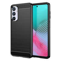 Etui Elastyczne etui wzór karbon do Samsung Galaxy M54 Carbon Case - czarne Case