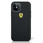 Etui FERRARI Apple iPhone 12 12 Pro On Track Perforated Czarny Hardcase