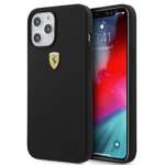 Etui Ferrari Apple iPhone 12 Pro Max On Track Silicone Czarny Case