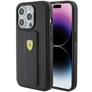 Etui Ferrari Fehcp15lgspsik Iphone 15 Pro 6.1" Czarny/black Hardcase Grip Stand Case