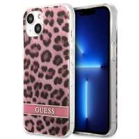 Etui GUESS Apple iPhone 13 Mini Leopard Różowy Hardcase