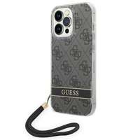 Etui GUESS Apple iPhone 14 Pro 4G Print Strap Czarny Hardcase