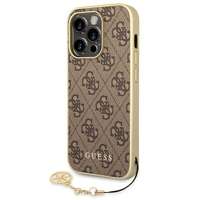 Etui GUESS Apple iPhone 14 Pro Max 4G Charms Collection Brązowy Hardcase