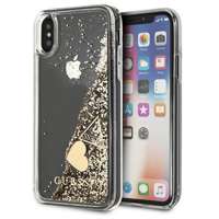 Etui GUESS Apple iPhone X Xs Glitter Charms Złoty Hardcase