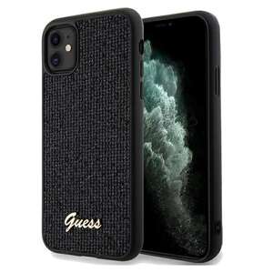 Etui Guess GUHCN61PMSDGSK iPhone 11 / Xr 6.1" czarny/black hardcase Disco Metal Script Case