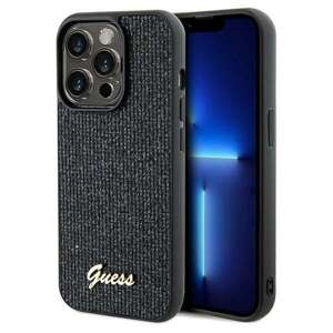 Etui Guess GUHCP13LPMSDGSK iPhone 13 Pro / 13 6.1" czarny/black hardcase Disco Metal Script Case