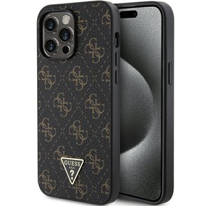 Etui Guess GUHCP14XPG4GPK iPhone 14 Pro Max 6.7" czarny/black hardcase 4G Triangle Metal Logo Case