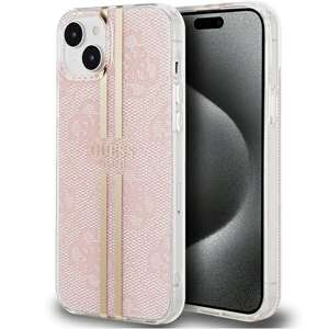 Etui Guess GUHCP15MH4PSEGP iPhone 15 Plus / 14 Plus 6.7" różowy/pink hardcase IML 4G Gold Stripe Case