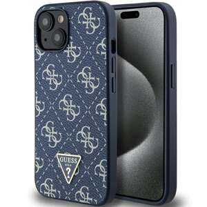 Etui Guess GUHCP15MPG4GPB iPhone 15 Plus / 14 Plus 6.7" niebieski/blue hardcase 4G Triangle Metal Logo Case