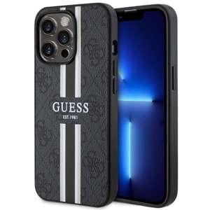 Etui Guess GUHMP13LP4RPSK iPhone 13 Pro / 13 6,1" czarny/black hardcase 4G Printed Stripes MagSafe Case