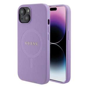 Etui Guess GUHMP15MPSAHMCU iPhone 15 Plus 6.7" fioletowy/purple hardcase Saffiano MagSafe Case