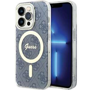 Etui Guess GUHMP15XH4STB iPhone 15 Pro Max 6.7" niebieski/blue hardcase IML 4G MagSafe Case