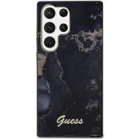 Etui Guess Guhcs23lhtmrsk S23 Ultra S918 Czarny/black Hardcase Golden Marble Collection Case