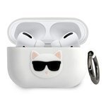 Etui KARL LAGERFELD Apple AirPods Pro Silicone Choupette Biały Case