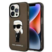 Etui KARL LAGERFELD Apple iPhone 14 Pro Max Ikonik Karl Lagerfeld Czarny Hardcase