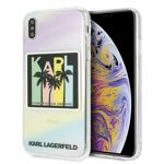 Etui KARL LAGERFELD Apple iPhone Xs Max Kalifornia Dreams Wielokolorowy Case