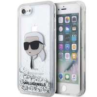 Etui Karl Lagerfeld KLHCI8LNKHCH iPhone 7/8/ SE 2020/2022 srebrny/silver hardcase Glitter Karl Head Case