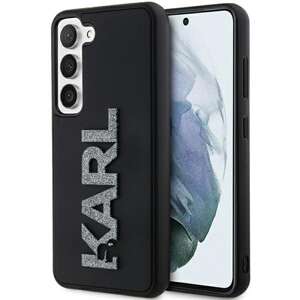 Etui Karl Lagerfeld KLHCS23M3DMBKCK Galaxy S23+ S916 czarny/black hardcase 3D Rubber Glitter Logo