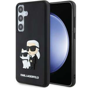 Etui Karl Lagerfeld KLHCS24M3DRKCNK Samsung Galaxy S24 Plus S926 czarny/black hardcase 3D Rubber Karl&Choupette Case