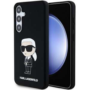 Etui Karl Lagerfeld KLHCS24SSNIKBCK S24 S921 hardcase czarny/black Silicone Ikonik Case