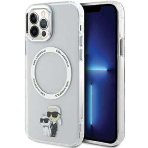 Etui Karl Lagerfeld KLHMP12MHNKCIT iPhone 12/ 12 Pro 6.1" hardcase transparent Iconic Karl&Choupette Magsafe Case