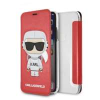 Etui Karl Lagerfeld Klflbkpxkscore iPhone X/ Xs Bookcase Czerwony/red Karl Space Cosmonaut Case