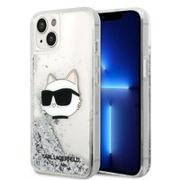 Etui Karl Lagerfeld Klhcp14mlnchcs Iphone 14 Plus 6,7" Srebrny/silver Hardcase Glitter Choupette Head Case