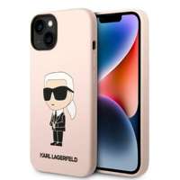 Etui Karl Lagerfeld Klhcp14ssnikbcp Iphone 14 6,1" Hardcase Różowy/pink Silicone Ikonik Case