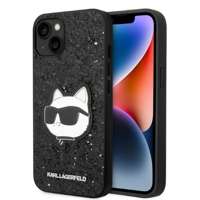 Etui Karl Lagerfeld iPhone 14 Plus 6,7" czarny/black hardcase Glitter Choupette Patch