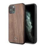 Etui MERCEDES Apple iPhone 11 Pro Max Wood Line Walnut Brązowy Case